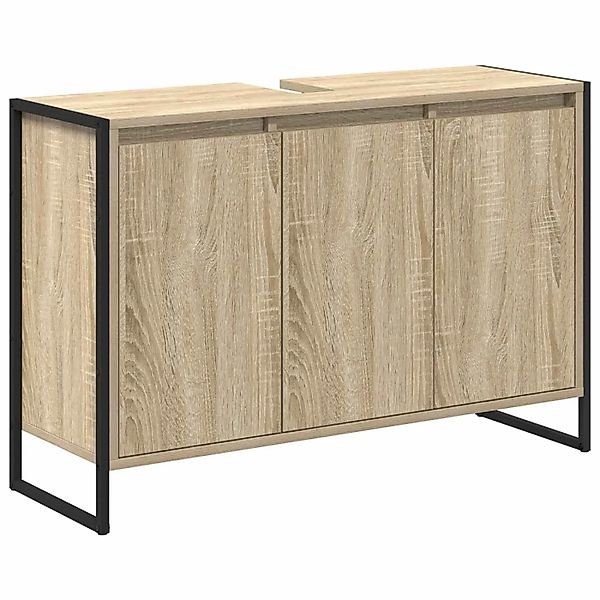 vidaXL Badezimmerschrank mit Tür Sonoma 90 x 30 x 60 cm Holzwerkstoff 88648 günstig online kaufen
