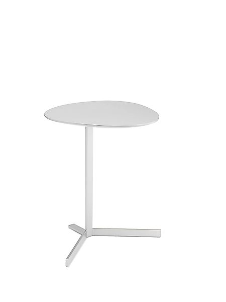 Birdy Kiesel Beistelltisch oval weiß H: 53cm günstig online kaufen