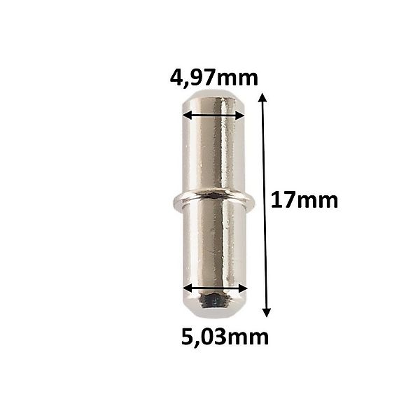 BAYLI Regal 20 Stück Bodenträger aus Metall [Ø 5mm x Länge 17mm] für Einleg günstig online kaufen