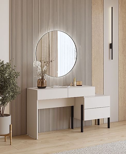 Home affaire Schminktisch »Jukon, Breite 143 cm, moderner Schminktisch«, (o günstig online kaufen