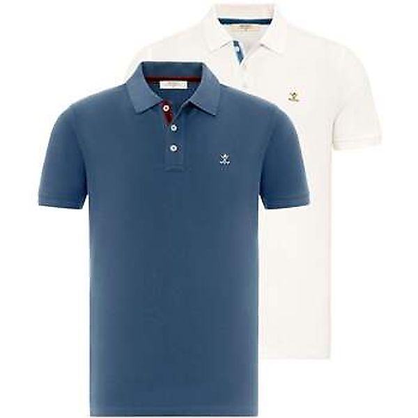 Antioch  T-Shirts & Poloshirts Beau Polo Neck 2 Pack Regular Fit T-Shirt günstig online kaufen
