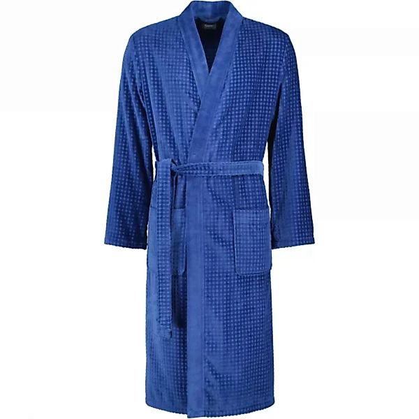 Cawö Herren Bademantel Kimono 3714 - Farbe: saphir - 166 - M günstig online kaufen