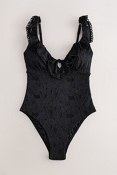 LAURA ASHLEY Badeanzug Laura Ashley Badeanzug mit Lochstickerei (1-St) günstig online kaufen