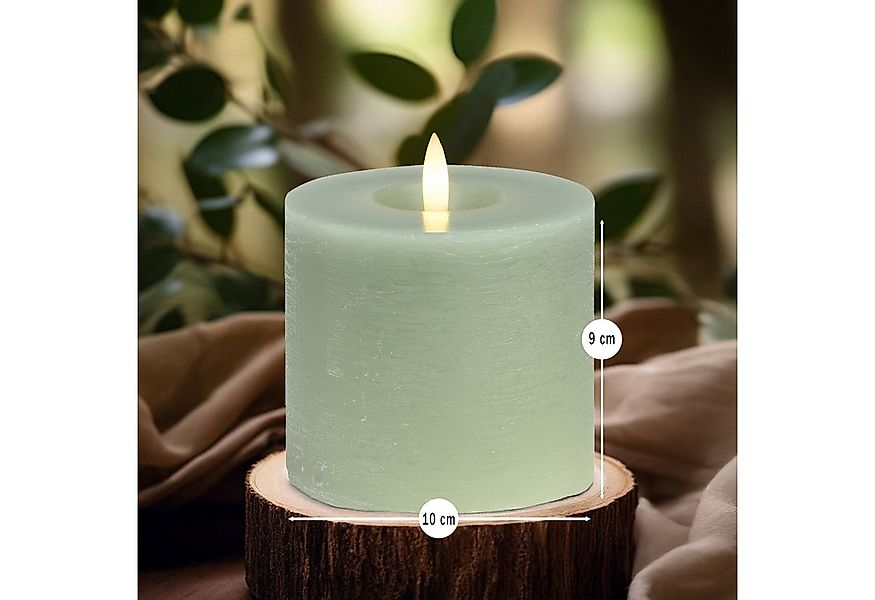 matches21 HOME & HOBBY LED-Kerze LED Stumpenkerzen 4er Set, Flackernde Flam günstig online kaufen