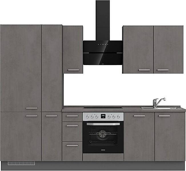 nobilia® Küchenzeile »"Riva II"«, vormontiert, Ausrichtung wählbar, Breite günstig online kaufen