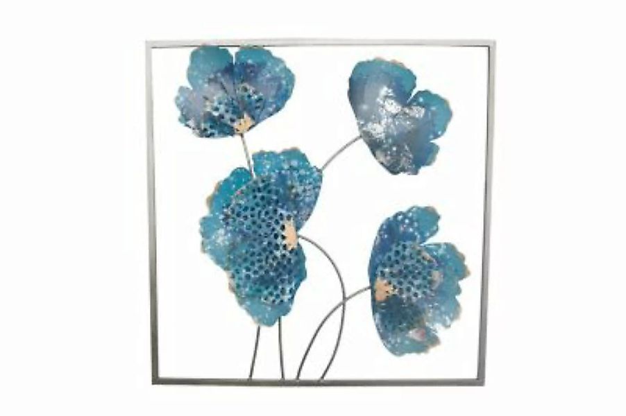 NTK-Collection Wanddeko Blue Flower blau günstig online kaufen