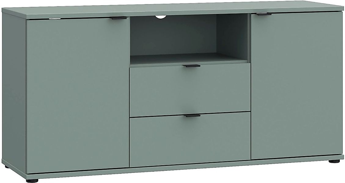 FORTE Lowboard "Ganymede", (Breite 129,8cm), TV Board, Stauraum, Schublade; günstig online kaufen