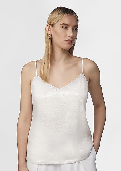 comma Blusentop Bluse Festives Top mit günstig online kaufen