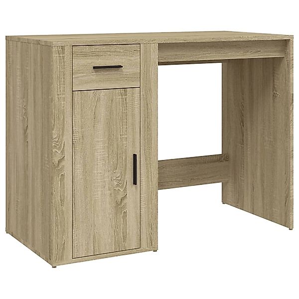 vidaXL Schreibtisch Sonoma-Eiche 100x49x75 cm Holzwerkstoff 816787 günstig online kaufen