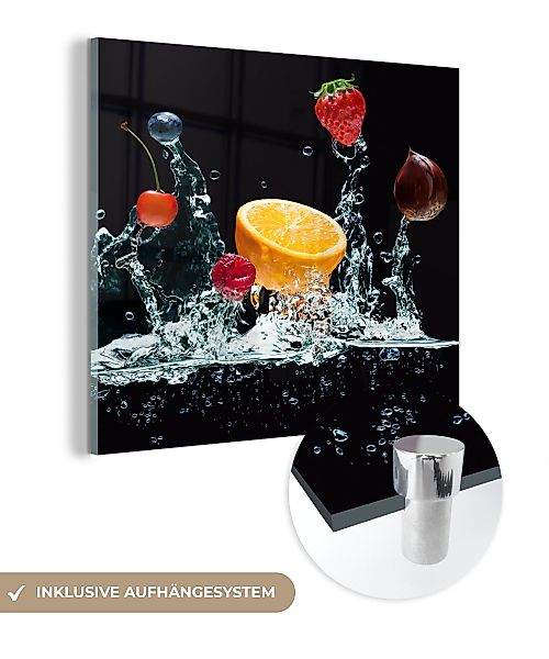 MuchoWow Acrylglasbild Wasser - Obst - günstig online kaufen