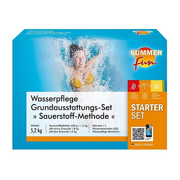 Summerfun Wasserpflegeset Sauerstoff Grundausstattung für den Neustart günstig online kaufen