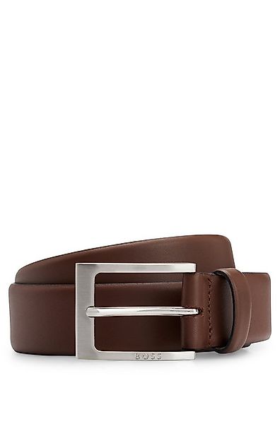 BOSS Ledergürtel aus Nappaleder mit BOSS Logo-Dornschliesse günstig online kaufen