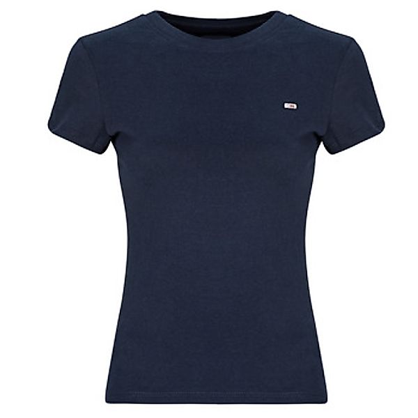 Tommy Jeans Kurzarmshirt "TJW SLIM C-NECK TEE", mit Logo-Stickerei günstig online kaufen