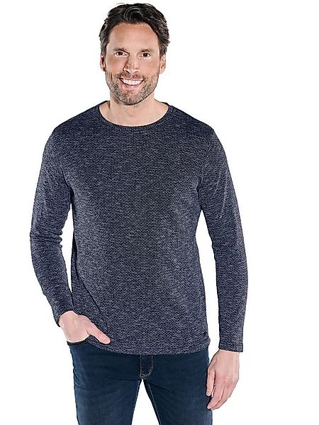 Engbers Langarmshirt engbers Herren Langarm-Shirt regular, Saphirblau günstig online kaufen