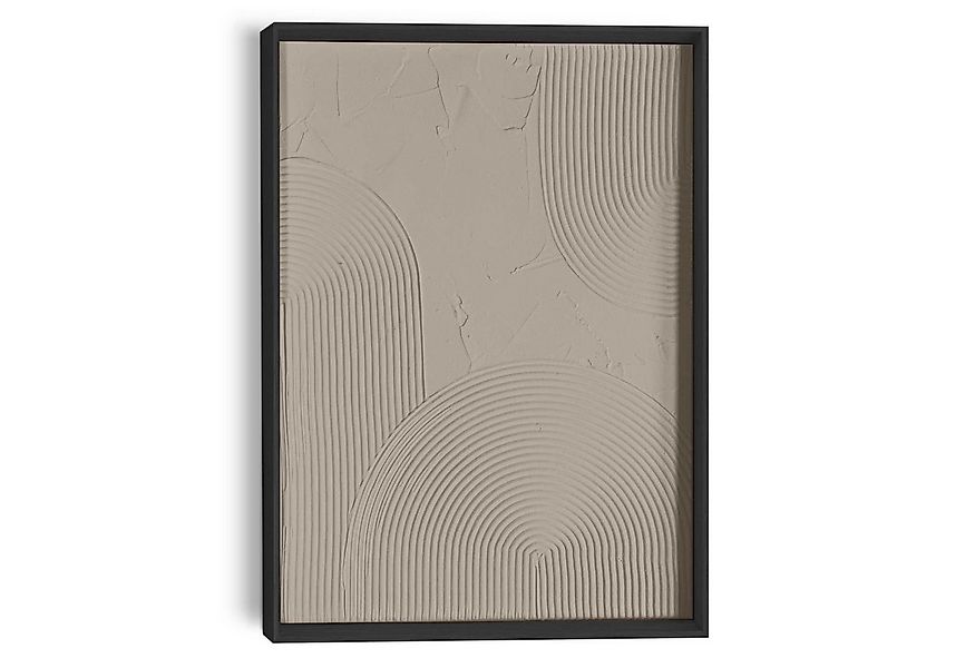 Reinders! Wandbild Reliefbögen taupe, Wohnzimmer - Braun - MDF - Abstrakt - günstig online kaufen