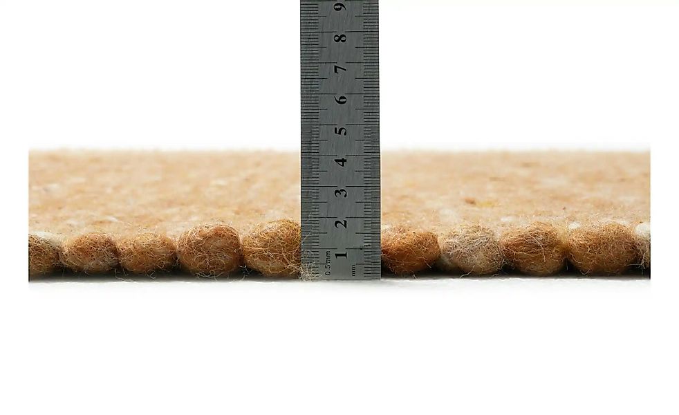 SANSIBAR Sylt Wollteppich  Hörnum ¦ rot ¦ Wolle ¦ Maße (cm): B: 90 H: 1,2 T günstig online kaufen