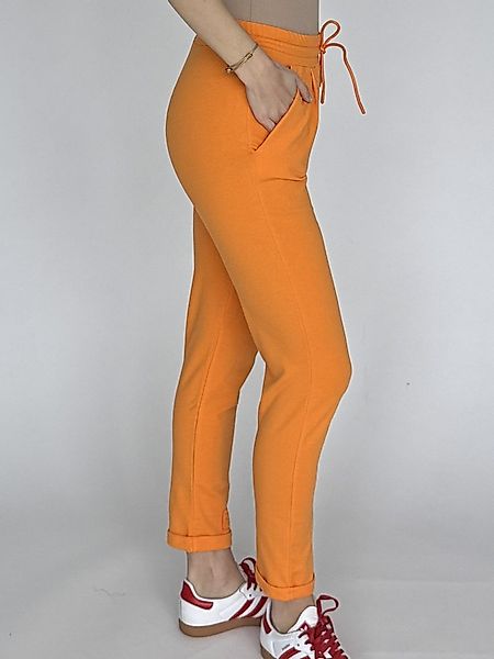 Zuckerwatte Sweathose aus weicher Baumwolle Modal Mischung günstig online kaufen