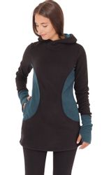 PUREWONDER Kapuzenpullover Fleece Kleid und Pullover günstig online kaufen