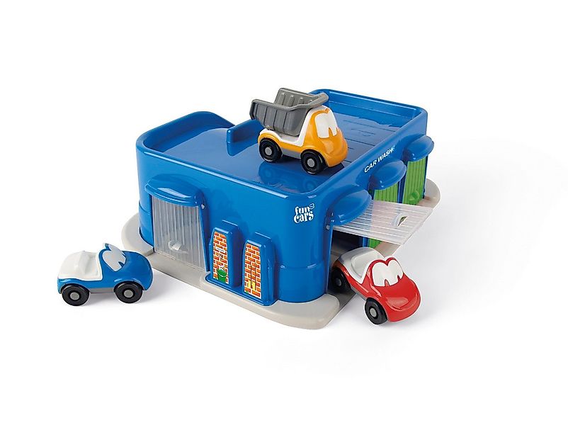 dantoy Spiel-Parkgarage Autowaschanlage + 3 Spielzeugautos günstig online kaufen