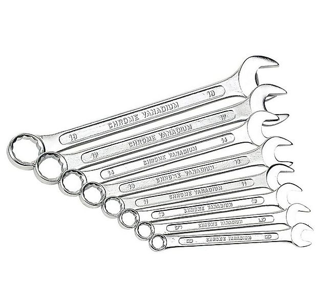 Brüder Mannesmann Werkzeuge Ringschlüssel Gabel-Ringschlüsselsatz, 8-19 mm, günstig online kaufen