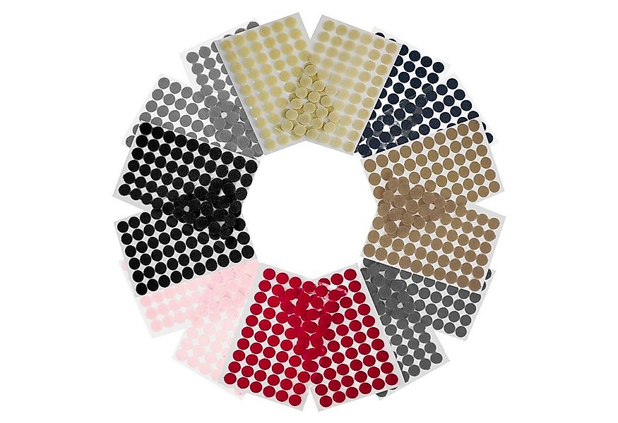 maDDma Klettband 60 Klettpunkte 15mm selbstklebend, grau günstig online kaufen