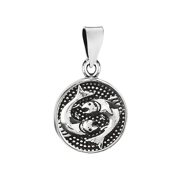 NKlaus Sternzeichenanhänger 14,7mm Kettenanhänger Fische 925 günstig online kaufen