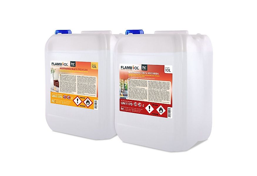 Höfer Chemie GmbH Bioethanol 2 x 10 L Probierset FLAMBIOL® Bioethanol, 20 l günstig online kaufen