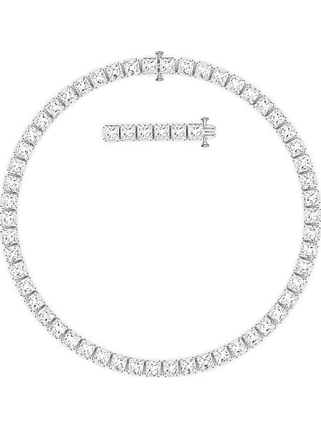 Swarovski Collier Swarovski Damen-Kette Metall Swarovski-Kristall günstig online kaufen