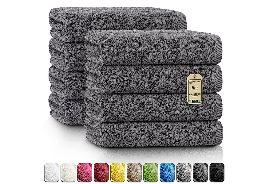 NatureMark Handtücher 8er-Sparpack Handtücher 50x100cm, 100% Baumwolle (8-S günstig online kaufen