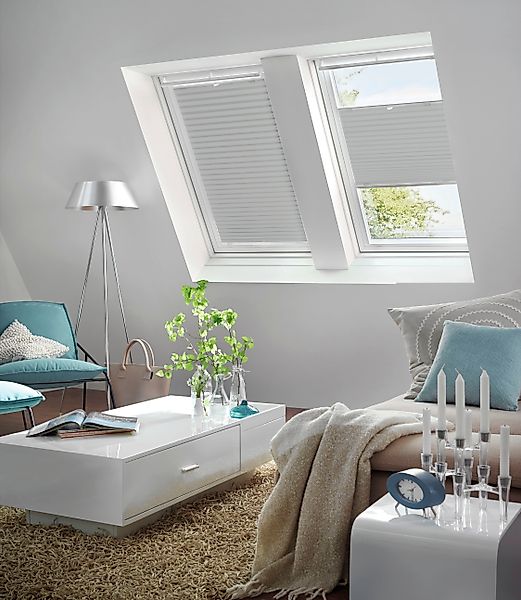 GARDINIA Dachfensterplissee, blickdicht, ohne Bohren, passend für Velux Dac günstig online kaufen