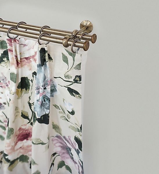 GARESA Gardinenstange "ESPERANCA" Ø 16 mm 2 läufig-läufig Wunschmaßlänge ru günstig online kaufen