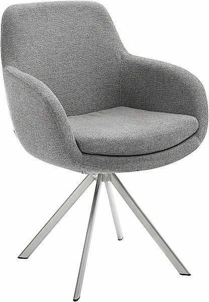 Musterring Esszimmerstuhl "Tavia", (Set), 2 St., Chenille, Stativgestell Ed günstig online kaufen
