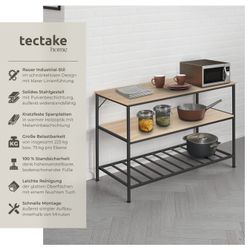 tectake Küchenregal Akeley, Set 1-tlg., Industrial günstig online kaufen