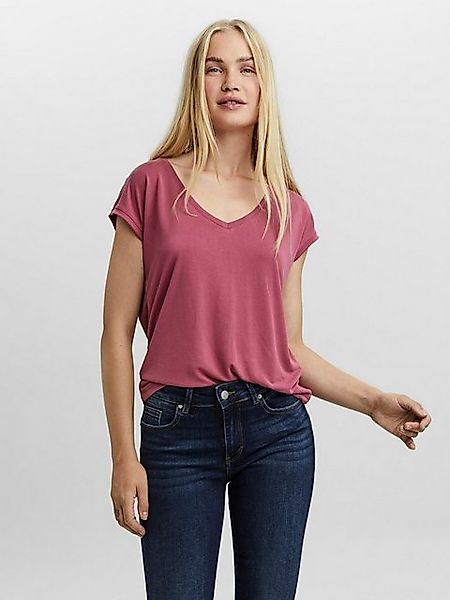 Vero Moda T-Shirt VMFilli (1-tlg) Plain/ohne Details günstig online kaufen