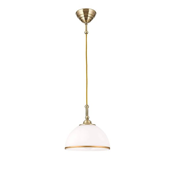 Orion Leuchten Hängeleuchte Old Style Ø 22 cm Antik Milchglas günstig online kaufen