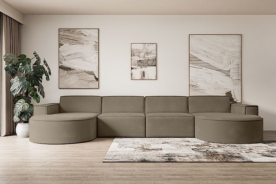 ALTDECOR Wohnlandschaft MARI-U2, Sofa Praktische Bequeme Funktionsecke Couc günstig online kaufen