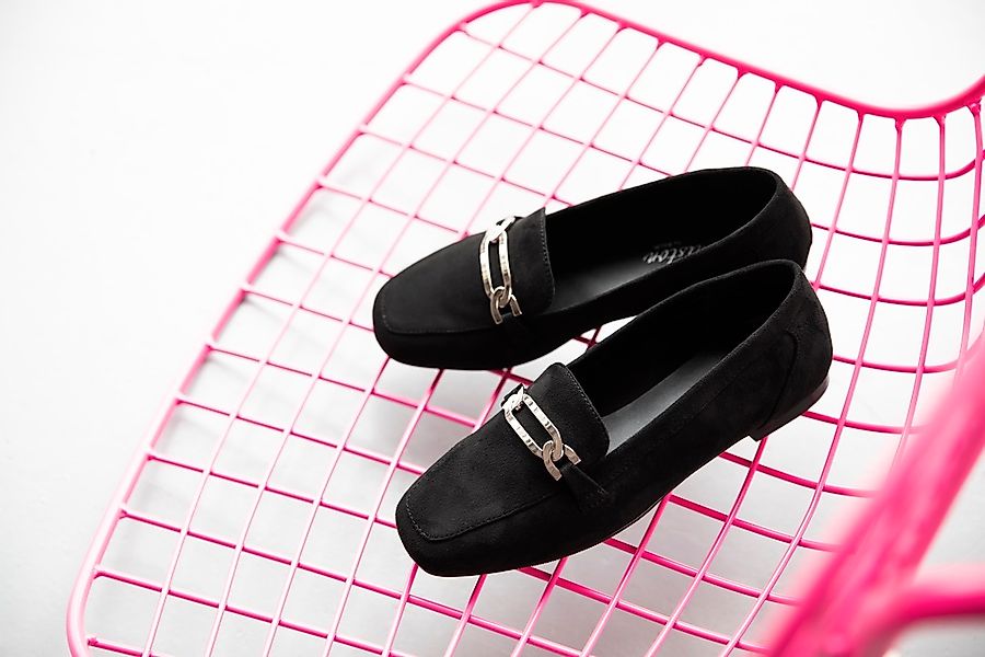 Aniston SHOES Loafer, Slipper, Schlupfschuh, Flat, günstig online kaufen