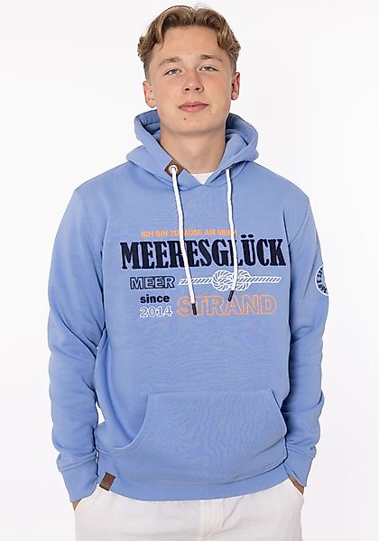 Zwillingsherz Hoodie "Meeresglück" mit gesticktem Detail günstig online kaufen
