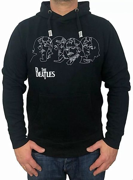 The Beatles Kapuzensweatshirt Beatles, Hoodie, "Lines", Schwarz, Herren (St günstig online kaufen