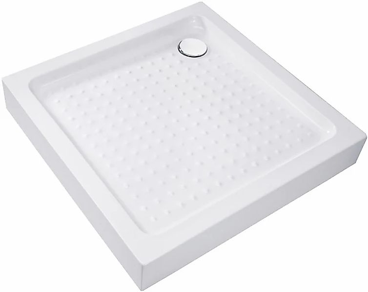 welltime Eckduschwanne »Summer 90²«, (Set, Inklusive Fußgestell und Ablaufg günstig online kaufen