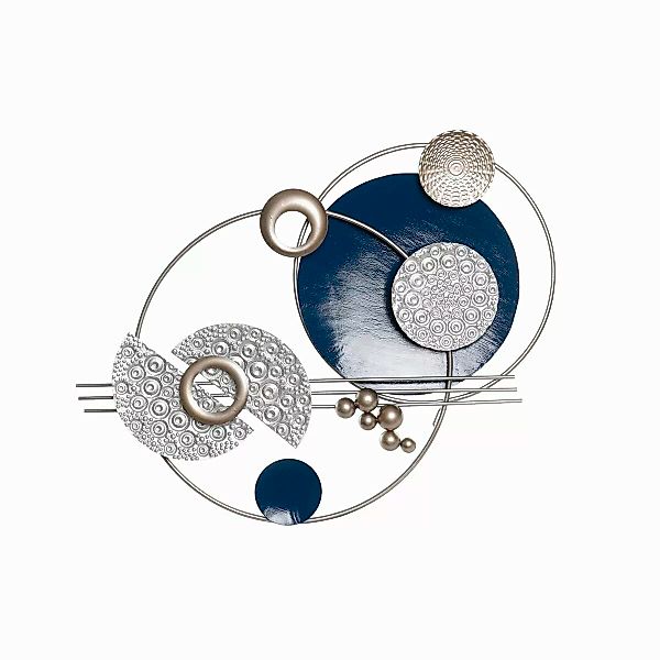 Wanddekoration Dkd Home Decor Grau Blau Metall Moderne (88,3 X 7,6 X 60 Cm) günstig online kaufen