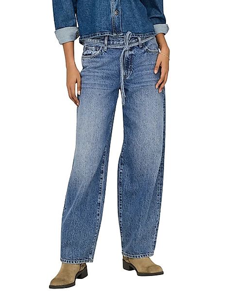 ONLY Weite Jeans stylische Mid Waist Balloon Fit Jeans günstig online kaufen