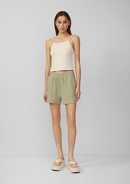QS Shorts Strukturierte Jersey-Shorts günstig online kaufen