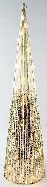 I.GE.A. LED-Dekofigur "LED-Weihnachtspyramide" mit Timer Leuchtpyramide Wei günstig online kaufen