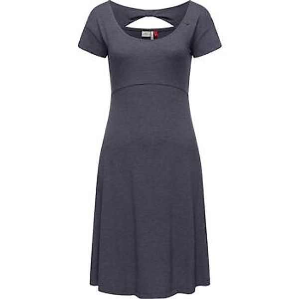 Ragwear Sommerkleid Lunngo Solid leichtes Freizeitkleid mit Schleifen-Aussc günstig online kaufen