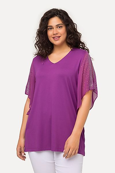 Ulla Popken Tunika Tunika Glitzersteinchen A-Linie günstig online kaufen