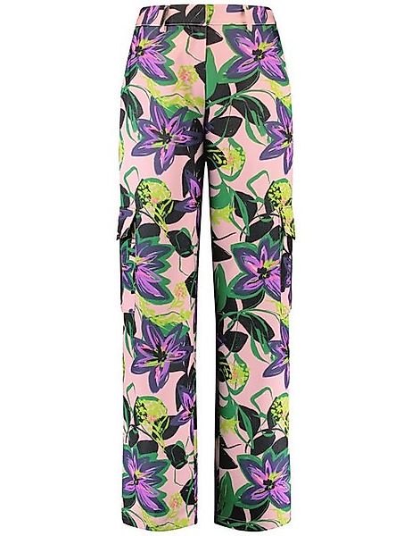 GERRY WEBER 5-Pocket-Hose Cargohose mit floralem Dessin günstig online kaufen