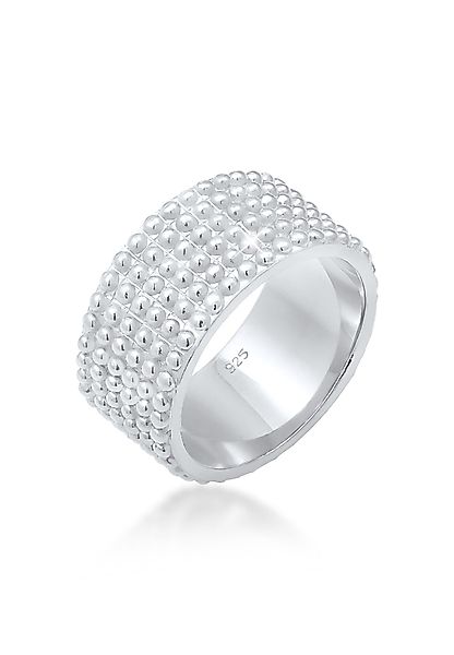 Elli Fingerring Breit Bandring Dots Kugeln günstig online kaufen