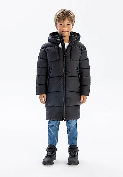 MINOTI Winterjacke Lange Jacke mit Fleece-Futter und Taschen mit 2-Wege Zip günstig online kaufen