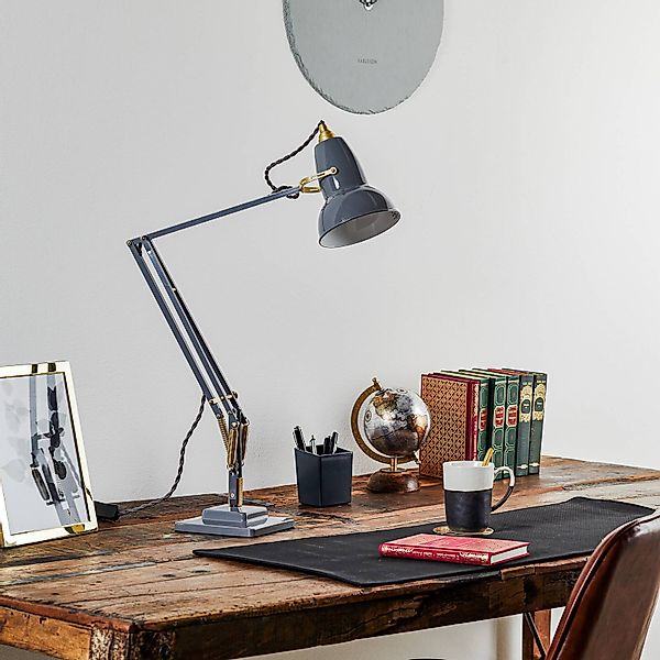 Anglepoise Tischleuchte Original 1227, grau/messing günstig online kaufen